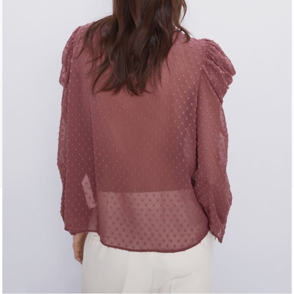 Zara - Ruffled Blouse - Picture 6 of 7